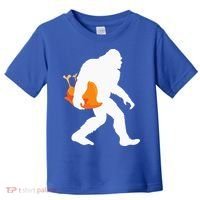 Thanksgiving Yeti Turkey  Funny Sasquatch Toddler T-Shirt thumb 0