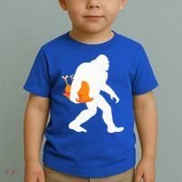 Thanksgiving Yeti Turkey  Funny Sasquatch Toddler T-Shirt thumb 2