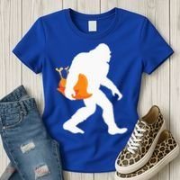 Thanksgiving Yeti Turkey  Funny Sasquatch Women's T-Shirt thumb 3