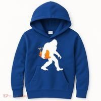 Thanksgiving Yeti Turkey  Funny Sasquatch Kids Hoodie thumb 0