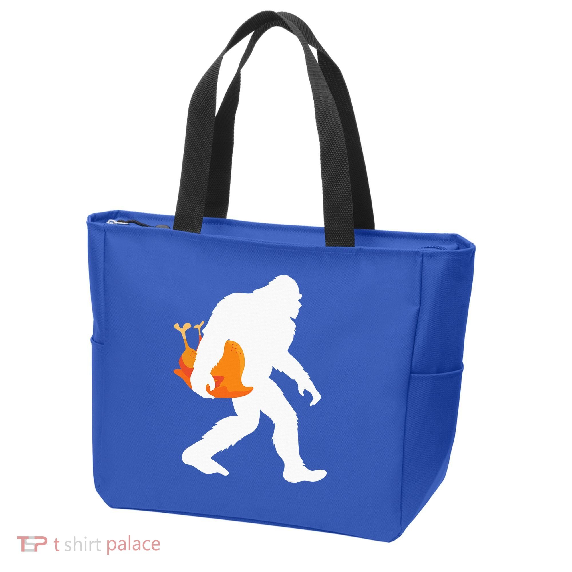 Thanksgiving Yeti Turkey  Funny Sasquatch Tote Bag