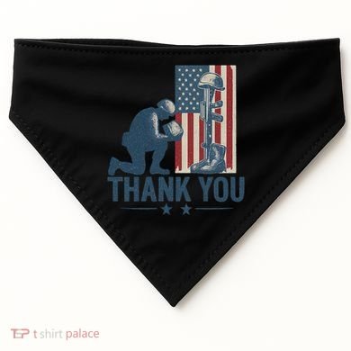 Thank You USA-Made Doggie Bandana