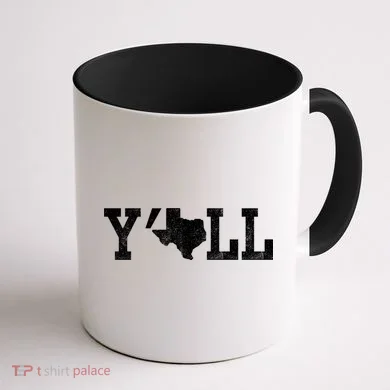 Texas Y'all Coffee Mug back