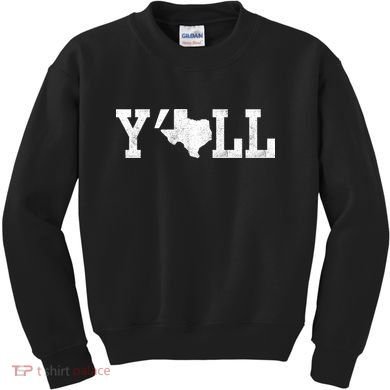 Texas Y'all Kids Sweatshirt