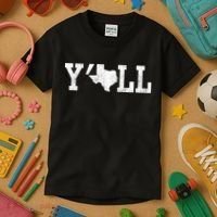 Texas Y'all Kids T-Shirt thumb 3