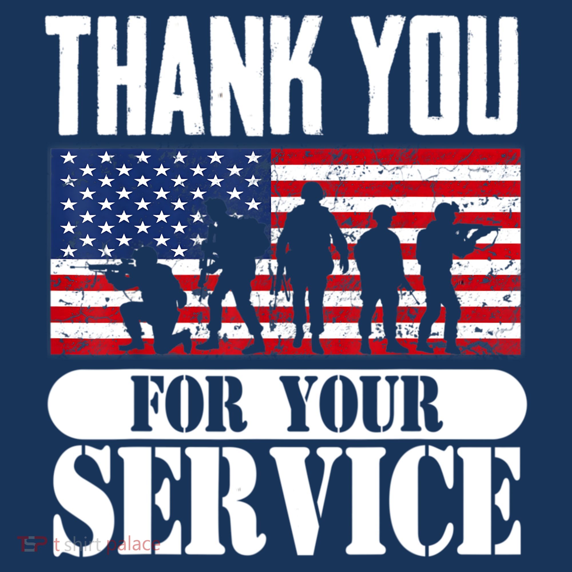 Thank You Veterans American Flag Patriotic Memorial Day T-Shirt