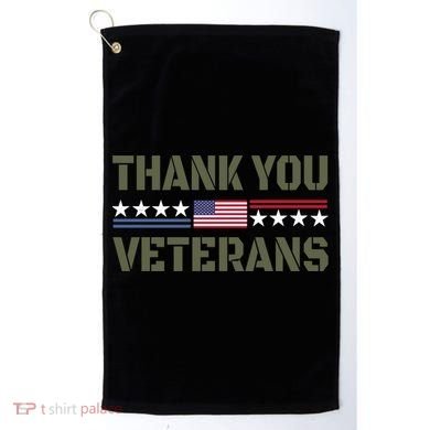 Thank You Veterans Golf Towel