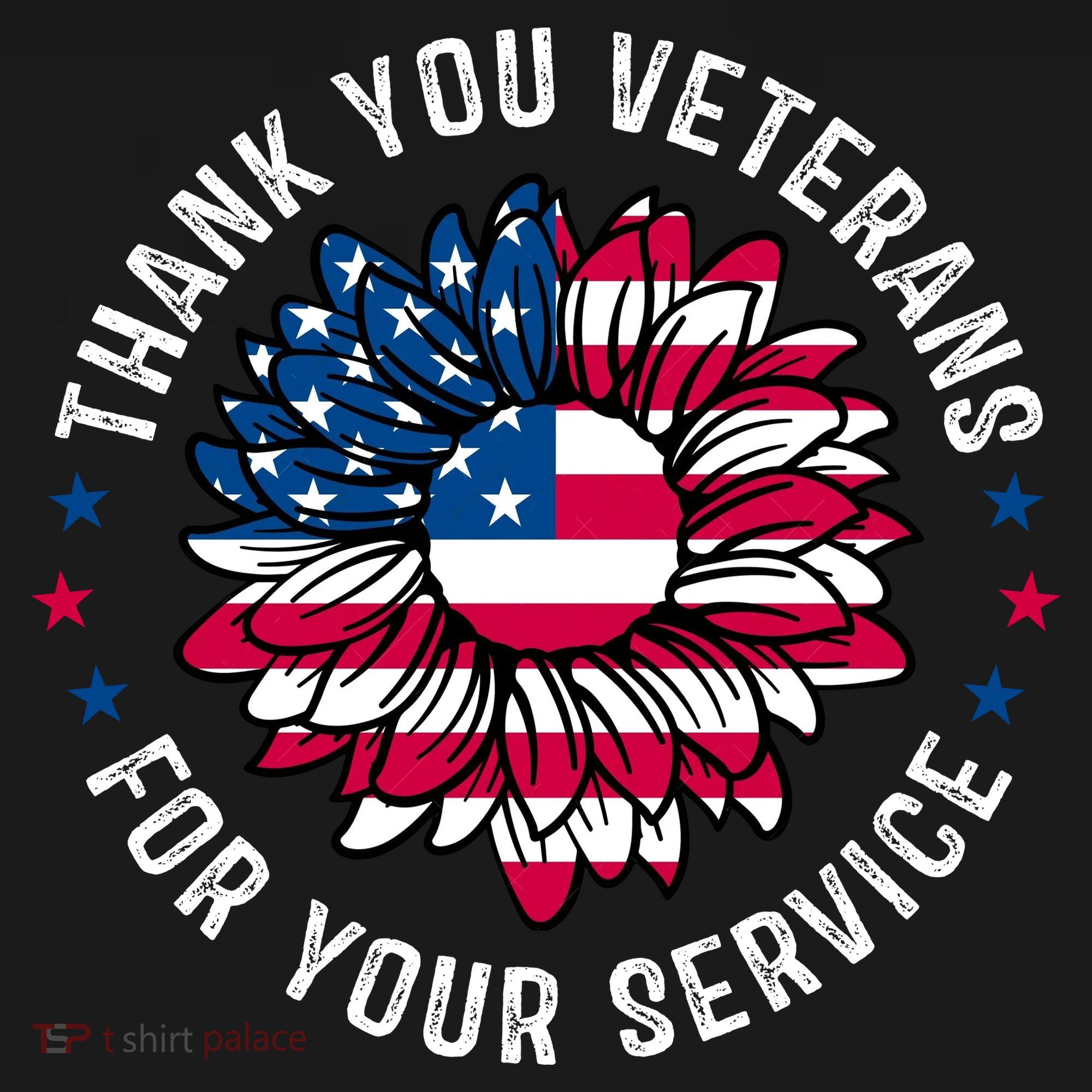 Thank You Veterans For You Service Usa Floral Women's Hoodie