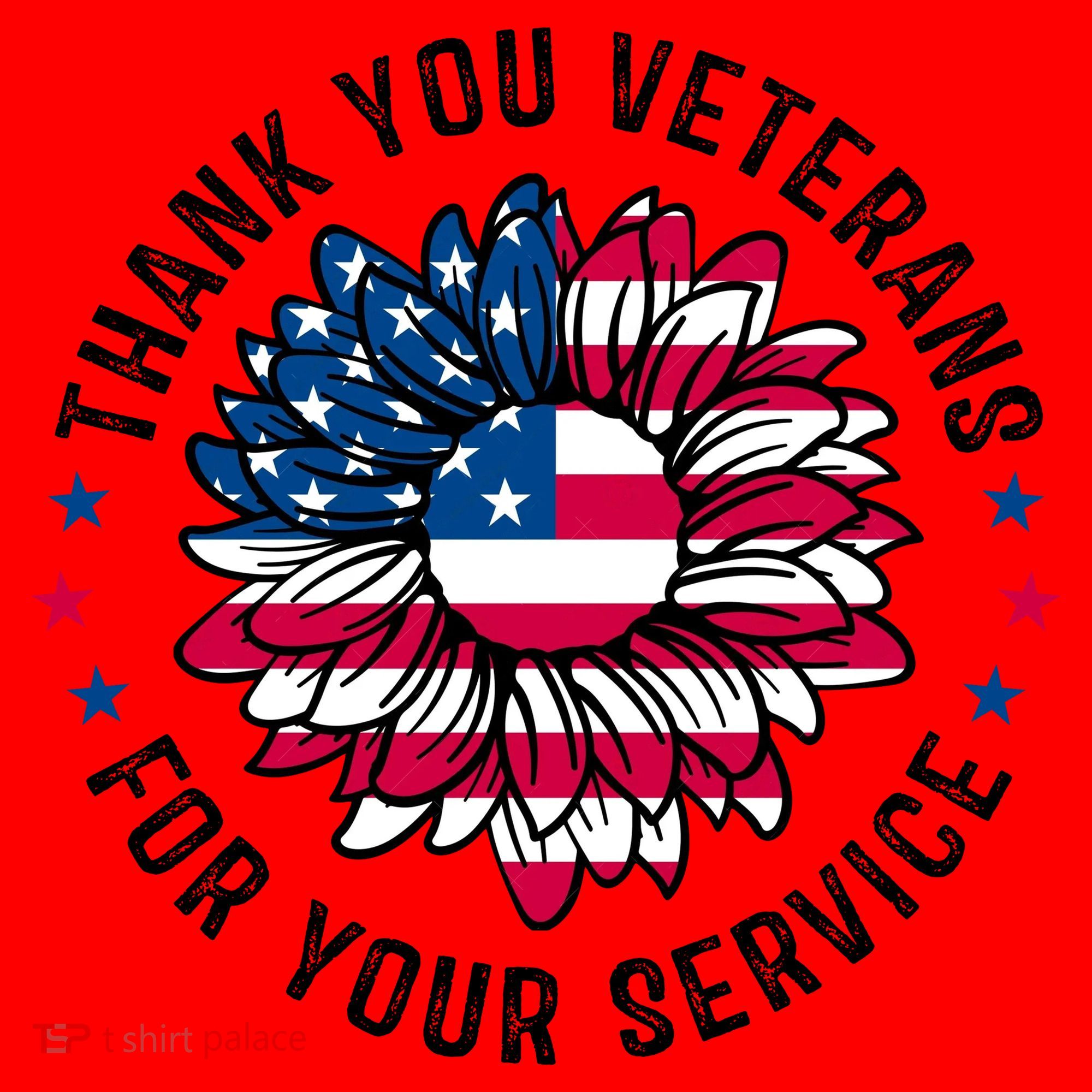 Thank You Veterans For You Service Usa Floral Santa Hat