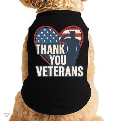Thank You Veterans Doggie Tank