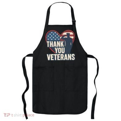 Thank You Veterans Apron