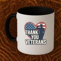 Thank You Veterans Coffee Mug thumb 2