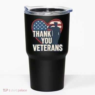 Thank You Veterans Tumbler