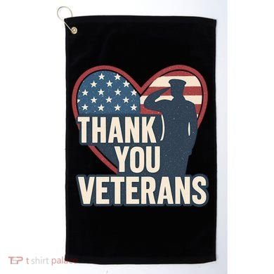 Thank You Veterans Golf Towel