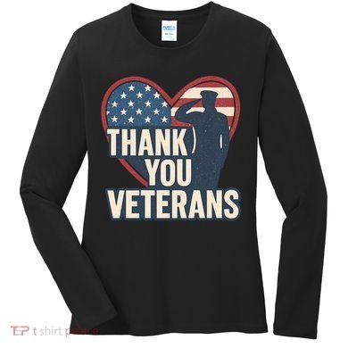 Thank You Veterans Women's Long Sleeve Shirt