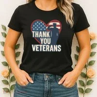 Thank You Veterans Women's T-Shirt thumb 2