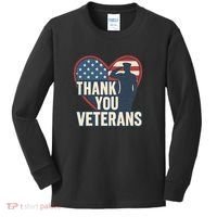 Thank You Veterans Kids Long Sleeve Shirt thumb 0