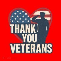 Thank You Veterans Santa Hat thumb 1
