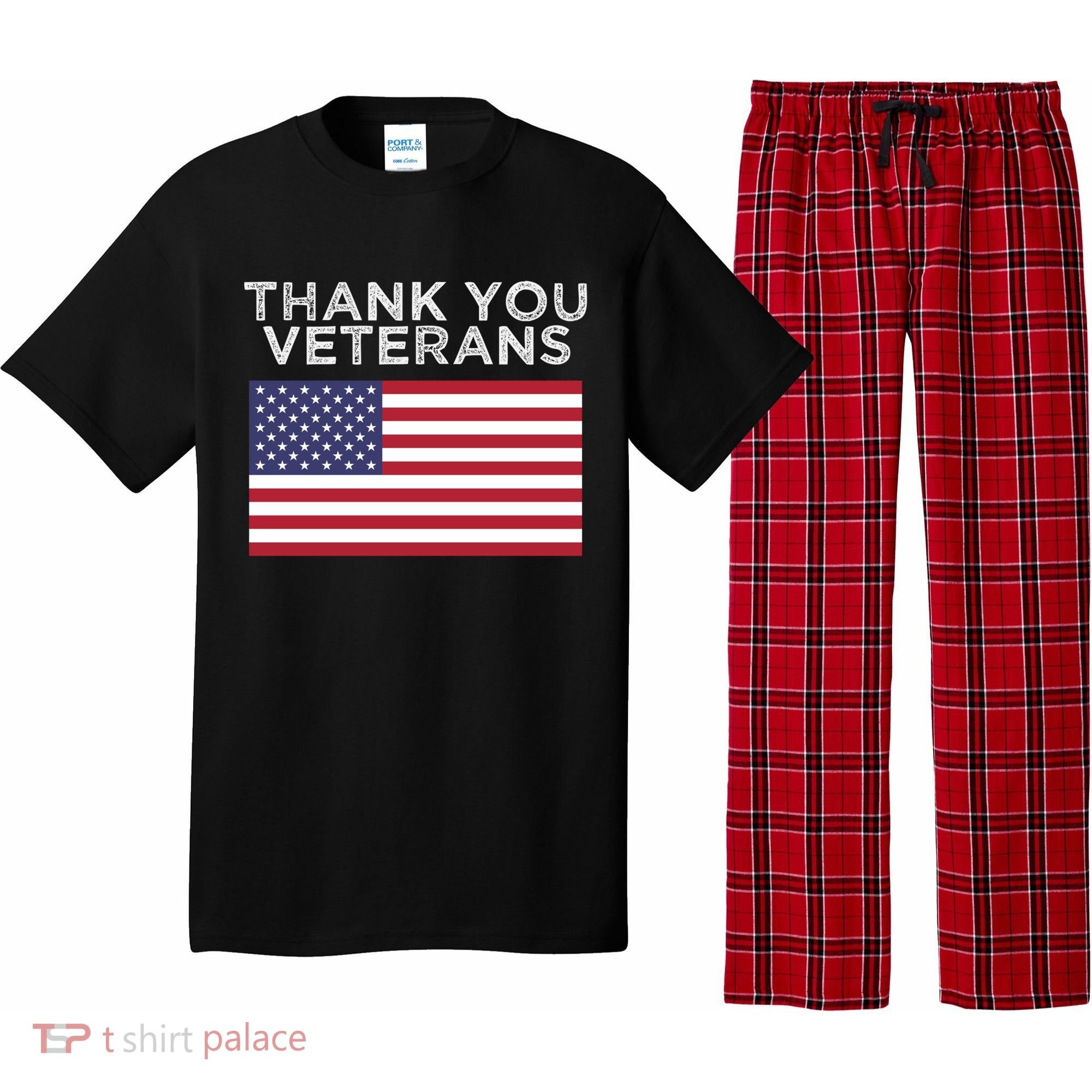Thank You Veterans For Veterans Day Gift Pajama Set