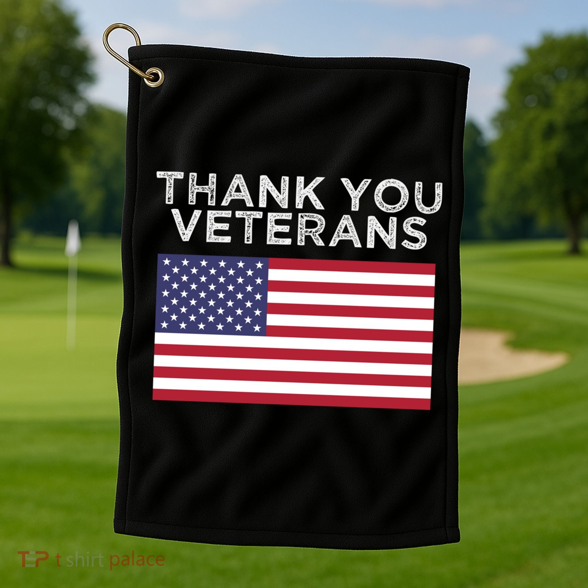 Thank You Veterans For Veterans Day Gift Golf Towel