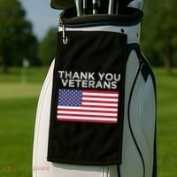 Thank You Veterans For Veterans Day Gift Golf Towel thumb 2