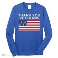 Thank You Veterans For Veterans Day Gift Long Sleeve Shirt thumb 0