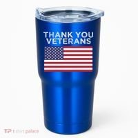 Thank You Veterans For Veterans Day Gift Tumbler thumb 0