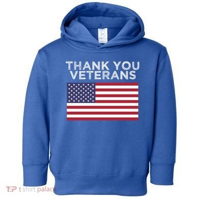 Thank You Veterans For Veterans Day Gift Toddler Hoodie