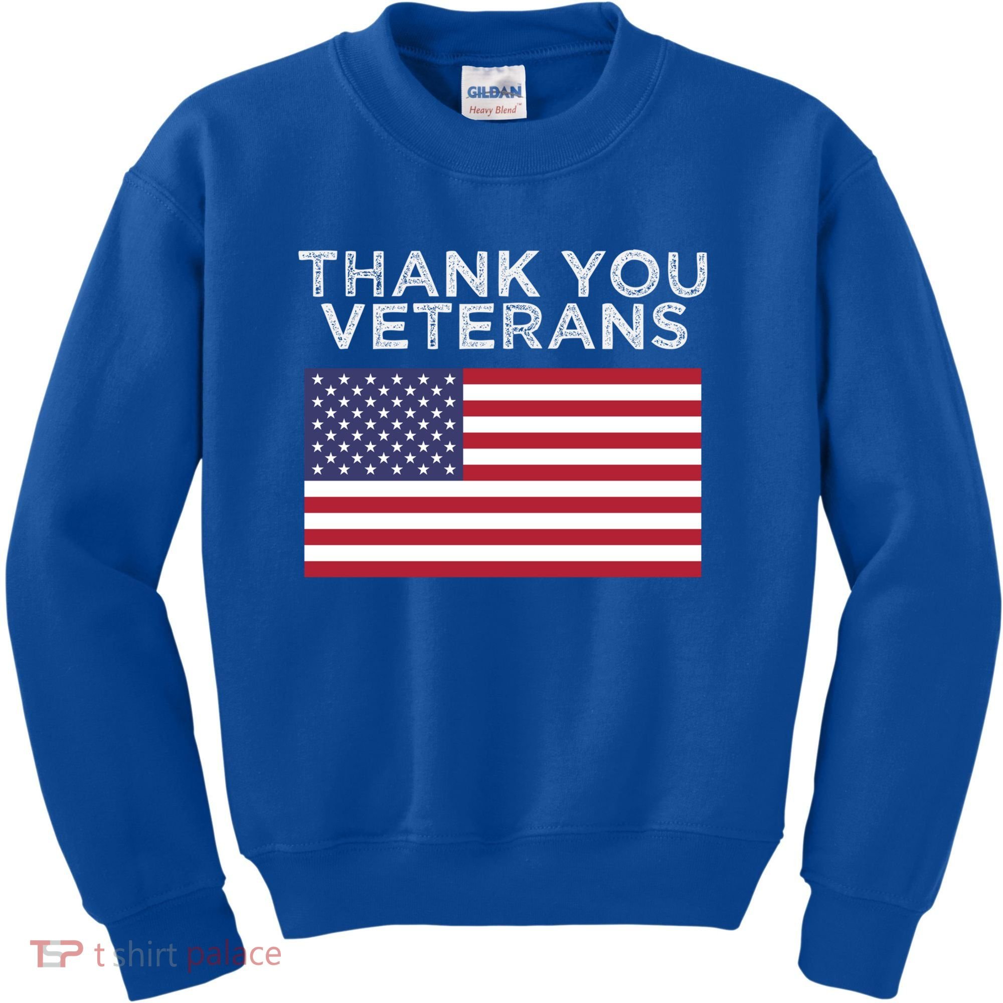 Thank You Veterans For Veterans Day Gift Kids Sweatshirt