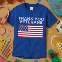 Thank You Veterans For Veterans Day Gift Kids T-Shirt thumb 3