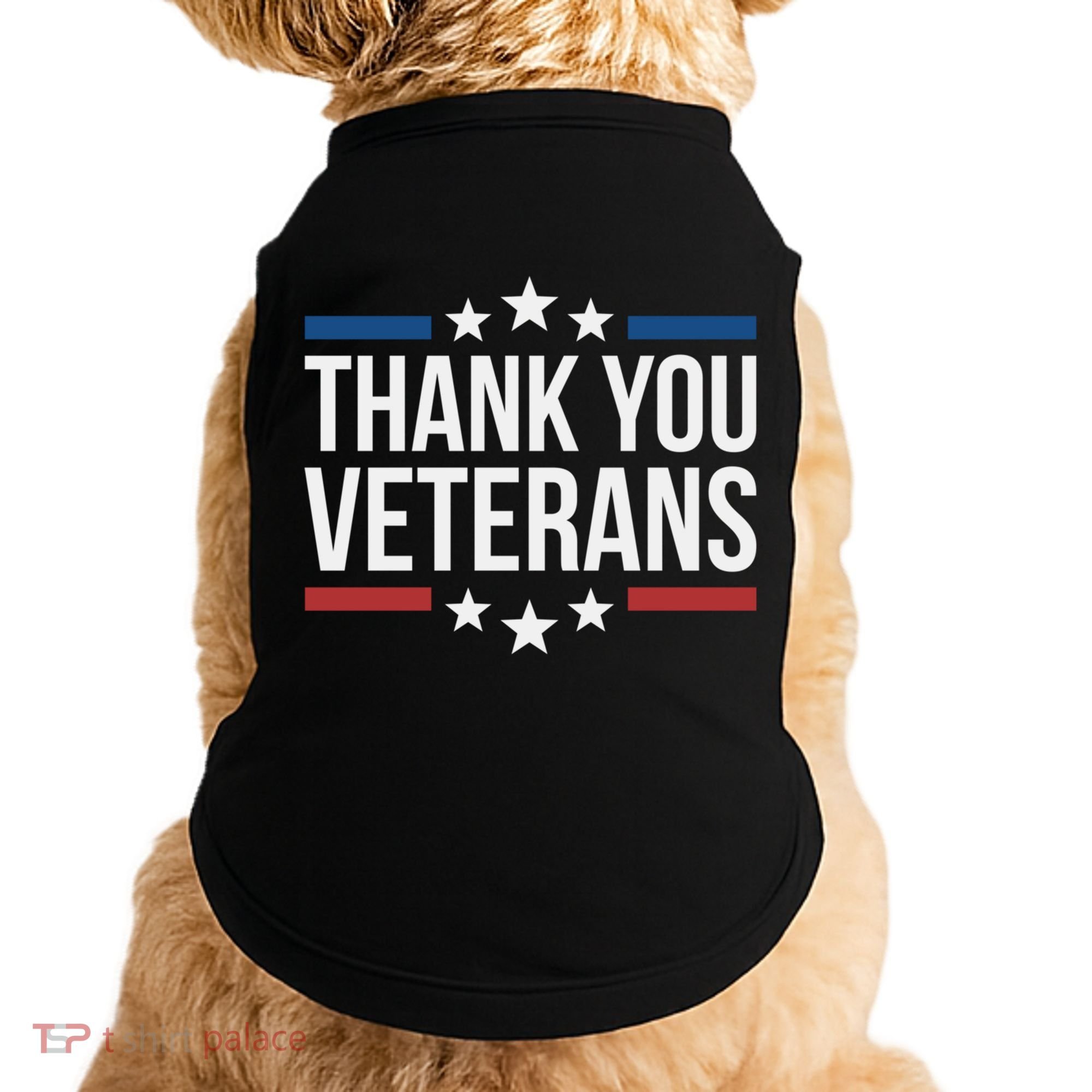 Thank You Veterans Gift Doggie Tank