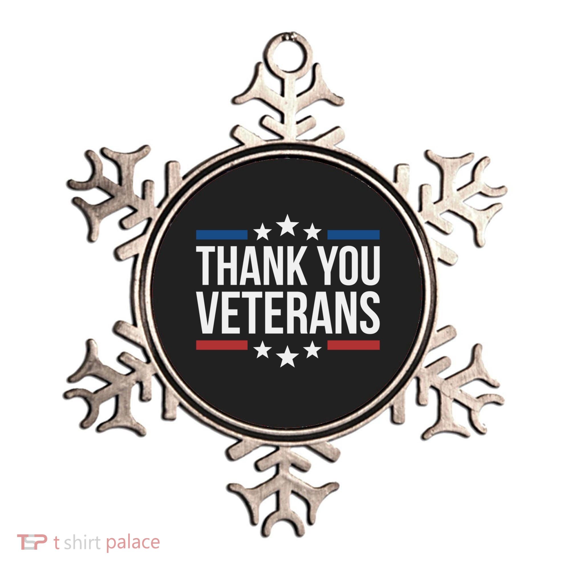 Thank You Veterans Gift Ornament