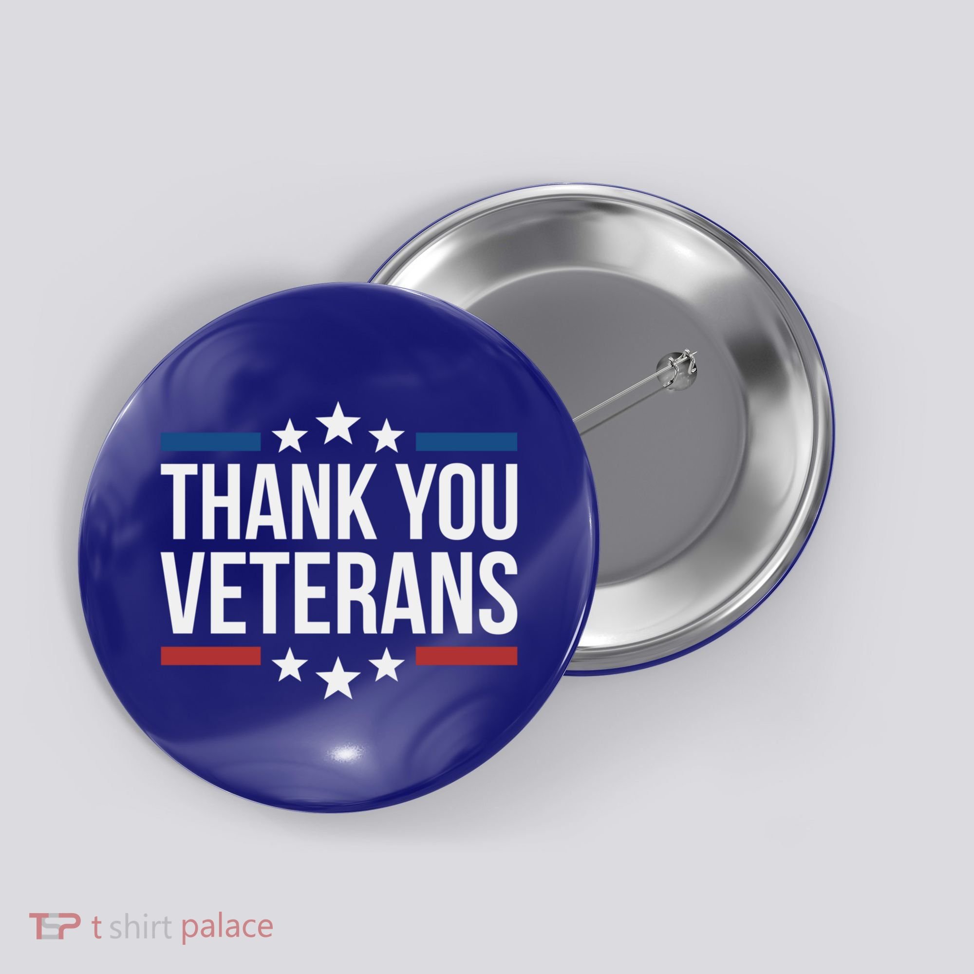 Thank You Veterans Gift Button