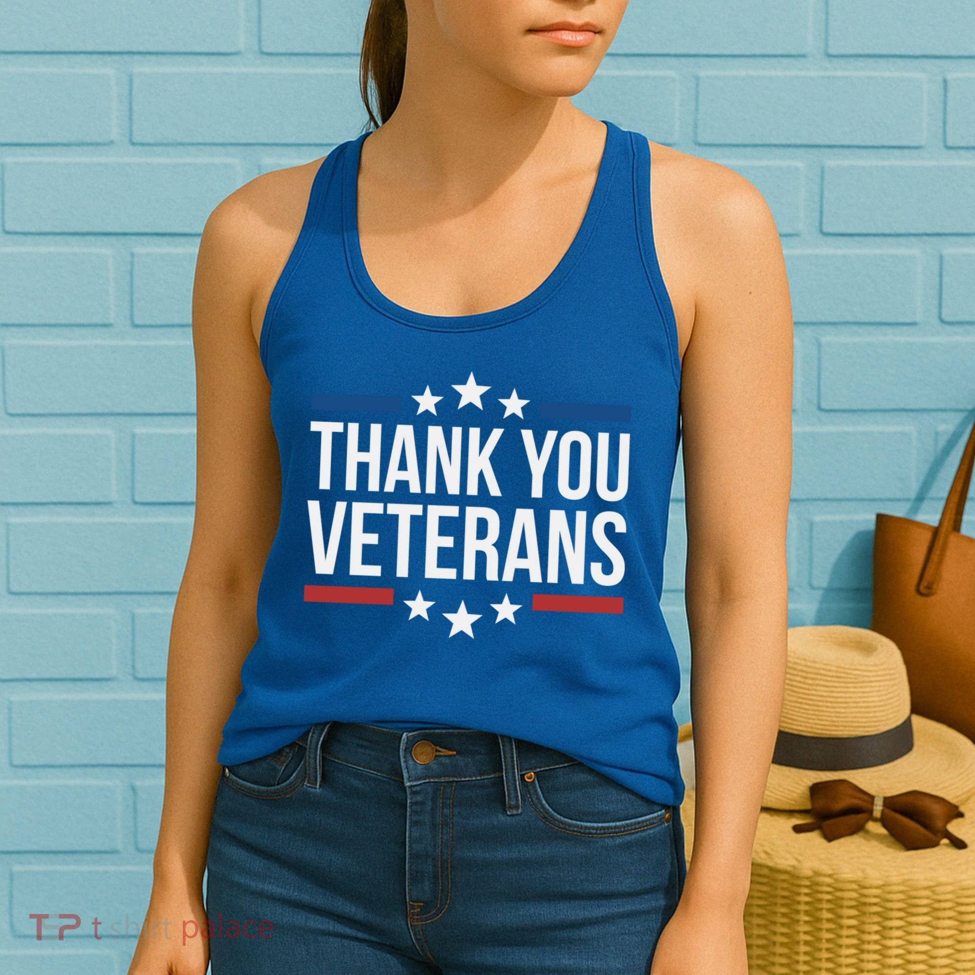 Thank You Veterans Gift Women's Tank Top