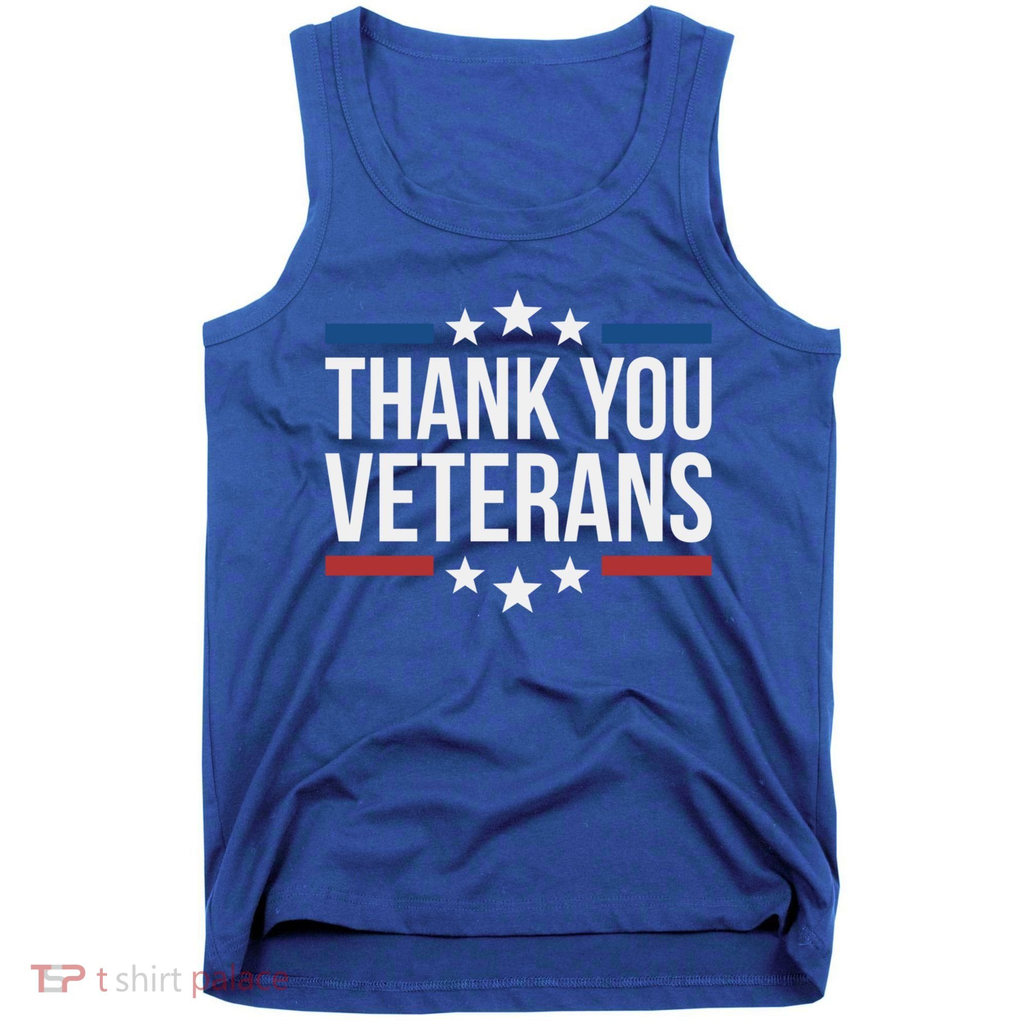 Thank You Veterans Gift Tank Top