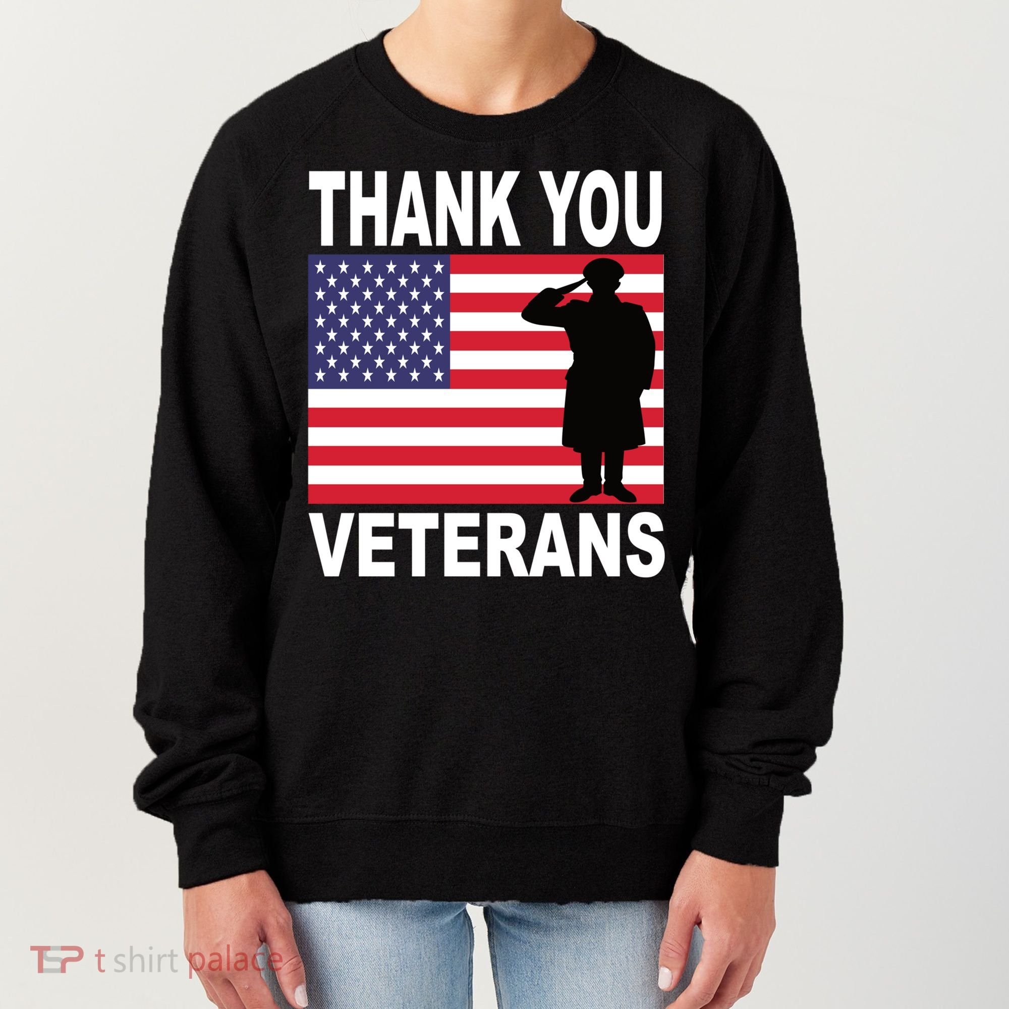 Thank You Veterans Gift Veterans Day Gift Women's Sweatshirt