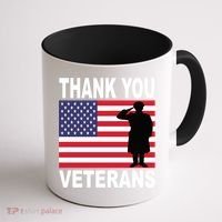 Thank You Veterans Gift Veterans Day Gift Coffee Mug thumb 1