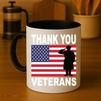 Thank You Veterans Gift Veterans Day Gift Coffee Mug thumb 4