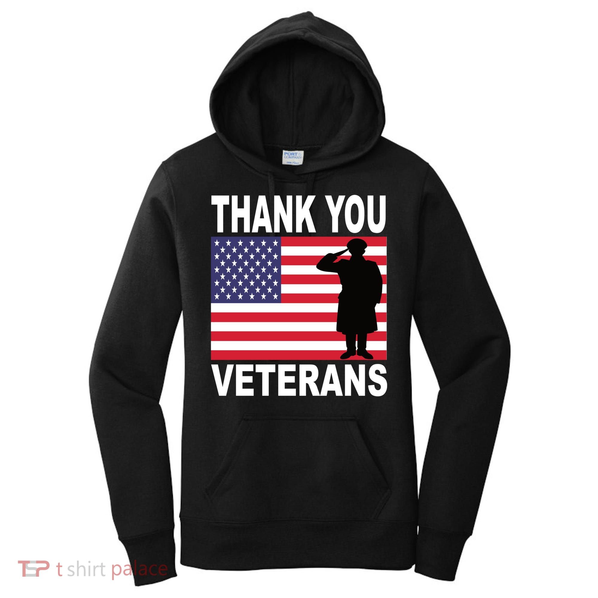 Thank You Veterans Gift Veterans Day Gift Women's Hoodie