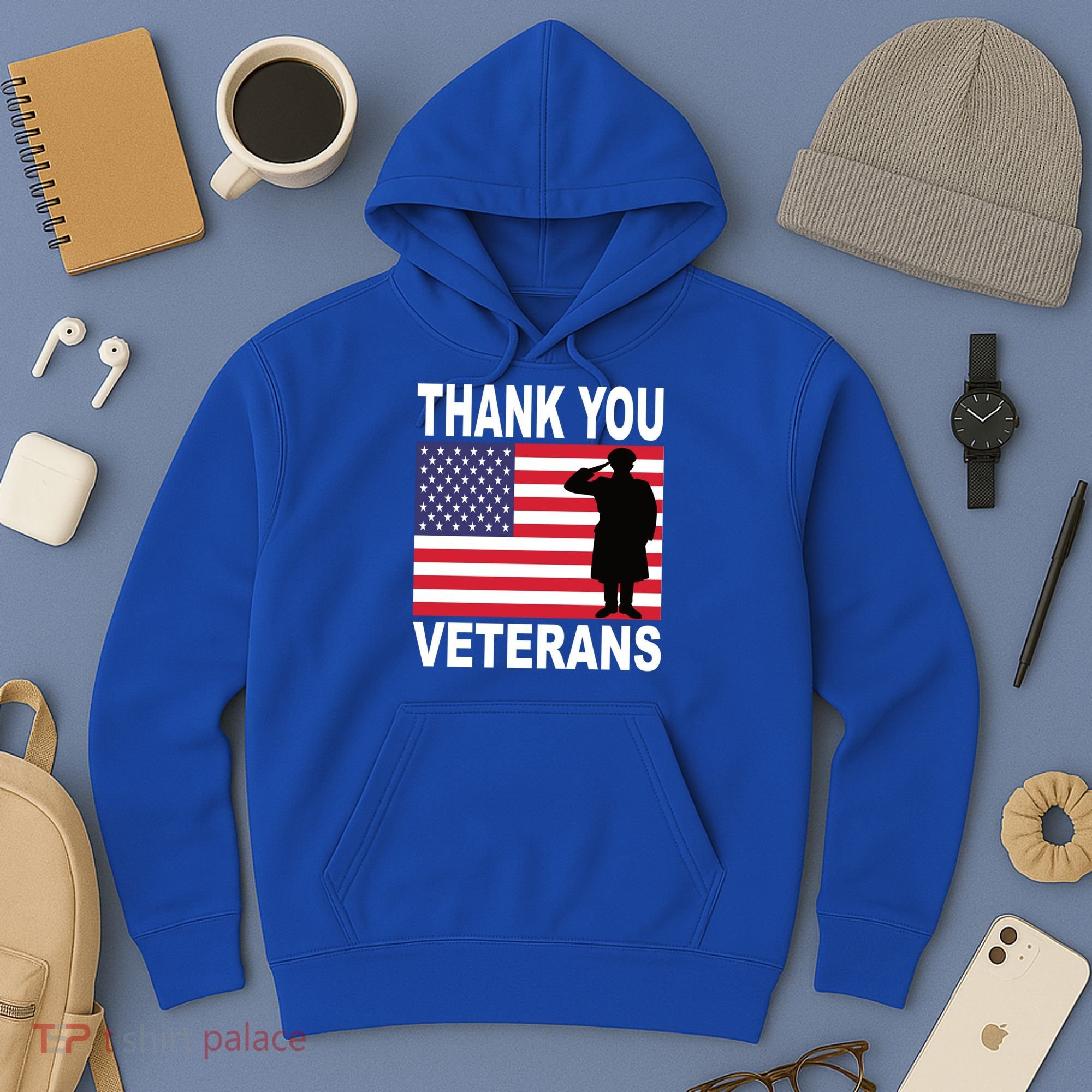 Thank You Veterans Gift Veterans Day Gift Hoodie