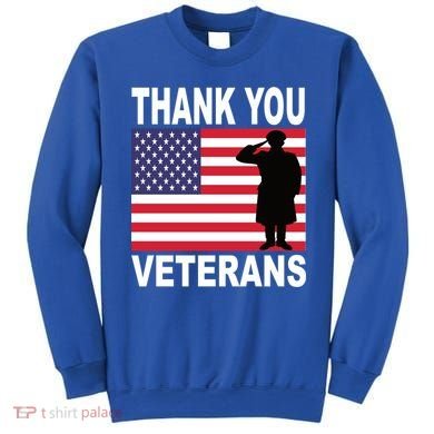 Thank You Veterans Gift Veterans Day Gift Sweatshirt