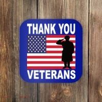 Thank You Veterans Gift Veterans Day Gift Coaster thumb 0