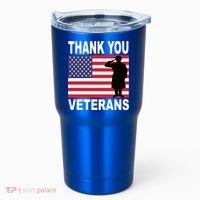 Thank You Veterans Gift Veterans Day Gift Tumbler thumb 0