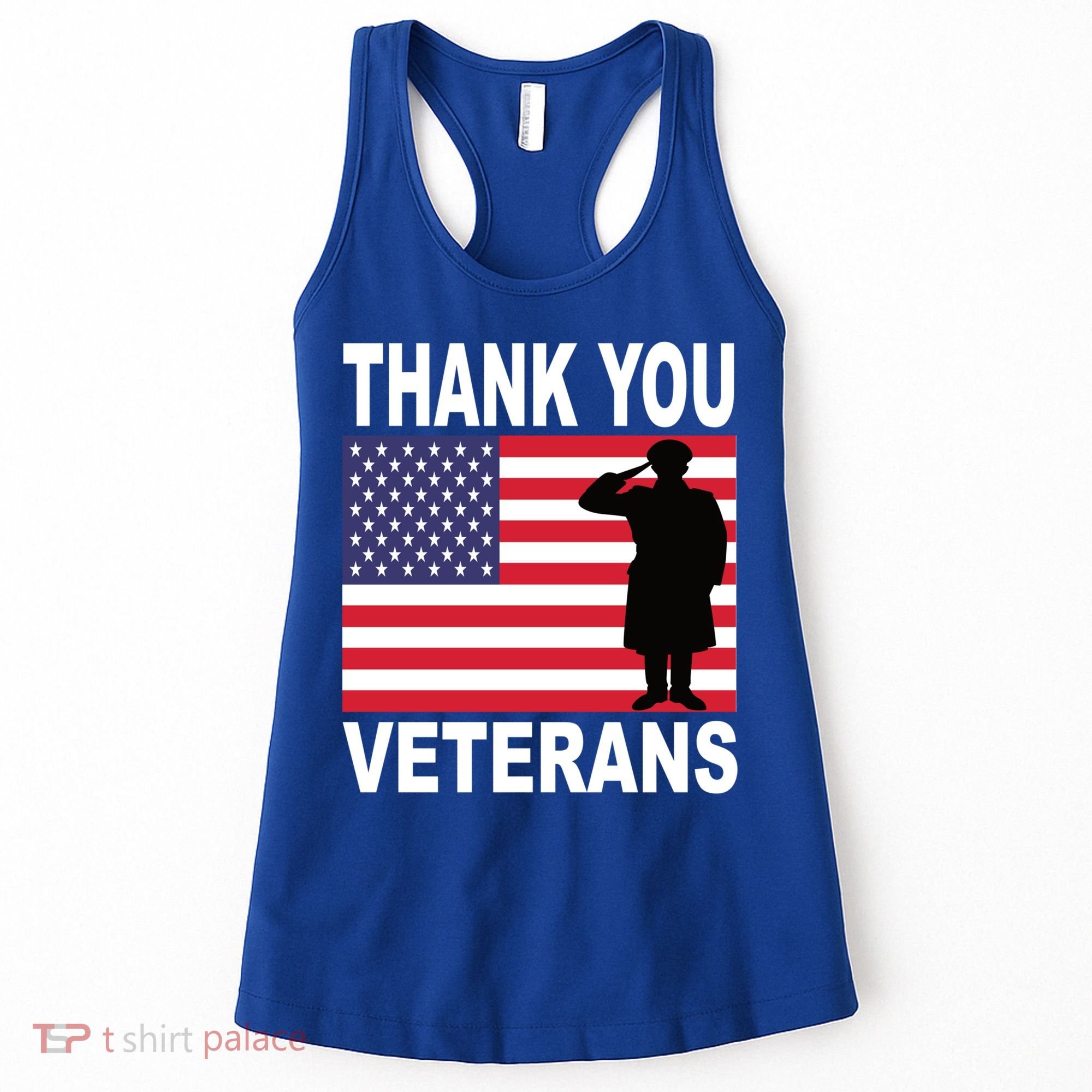 Thank You Veterans Gift Veterans Day Gift Women's Tank Top