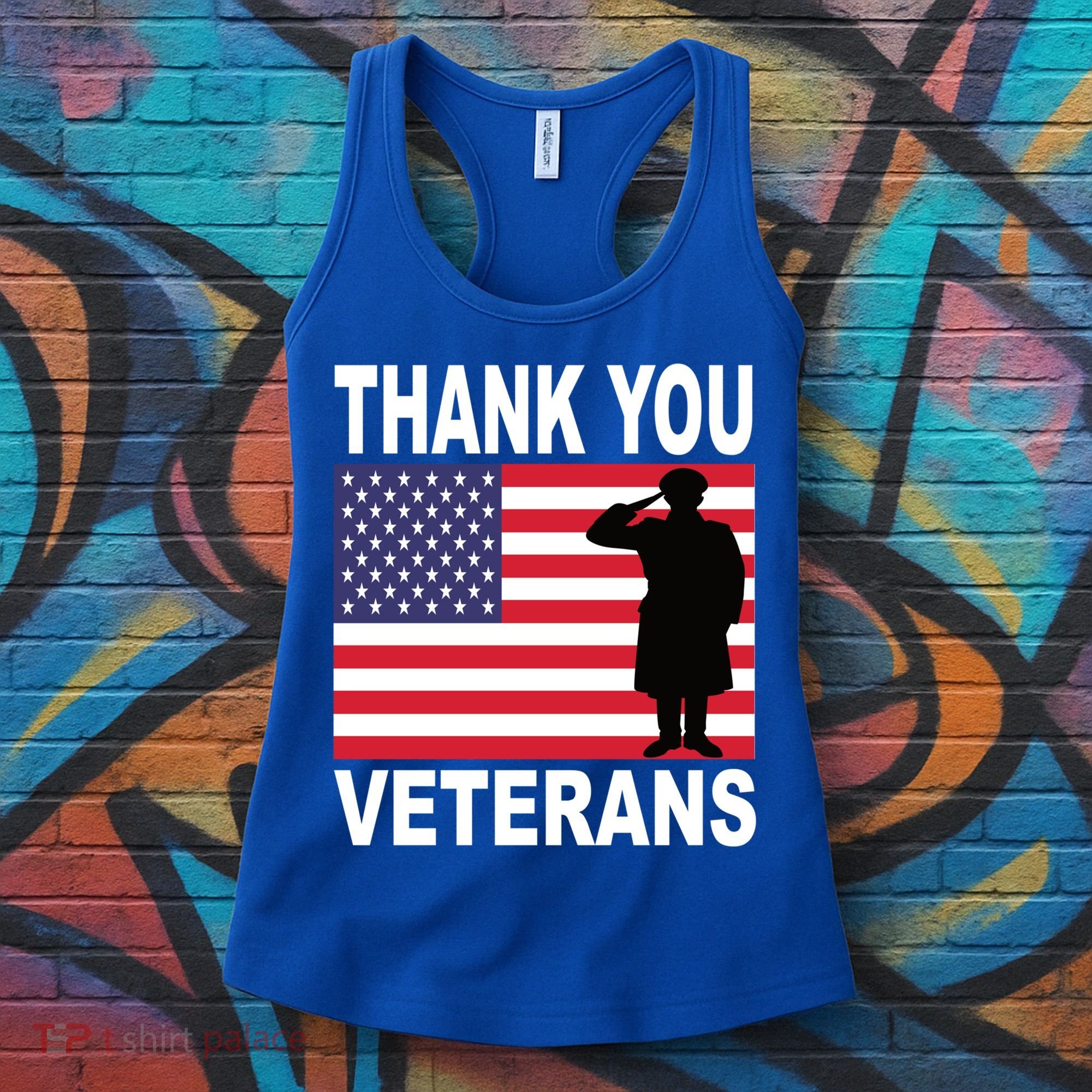 Thank You Veterans Gift Veterans Day Gift Women's Tank Top