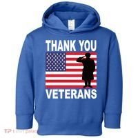Thank You Veterans Gift Veterans Day Gift Toddler Hoodie thumb 0