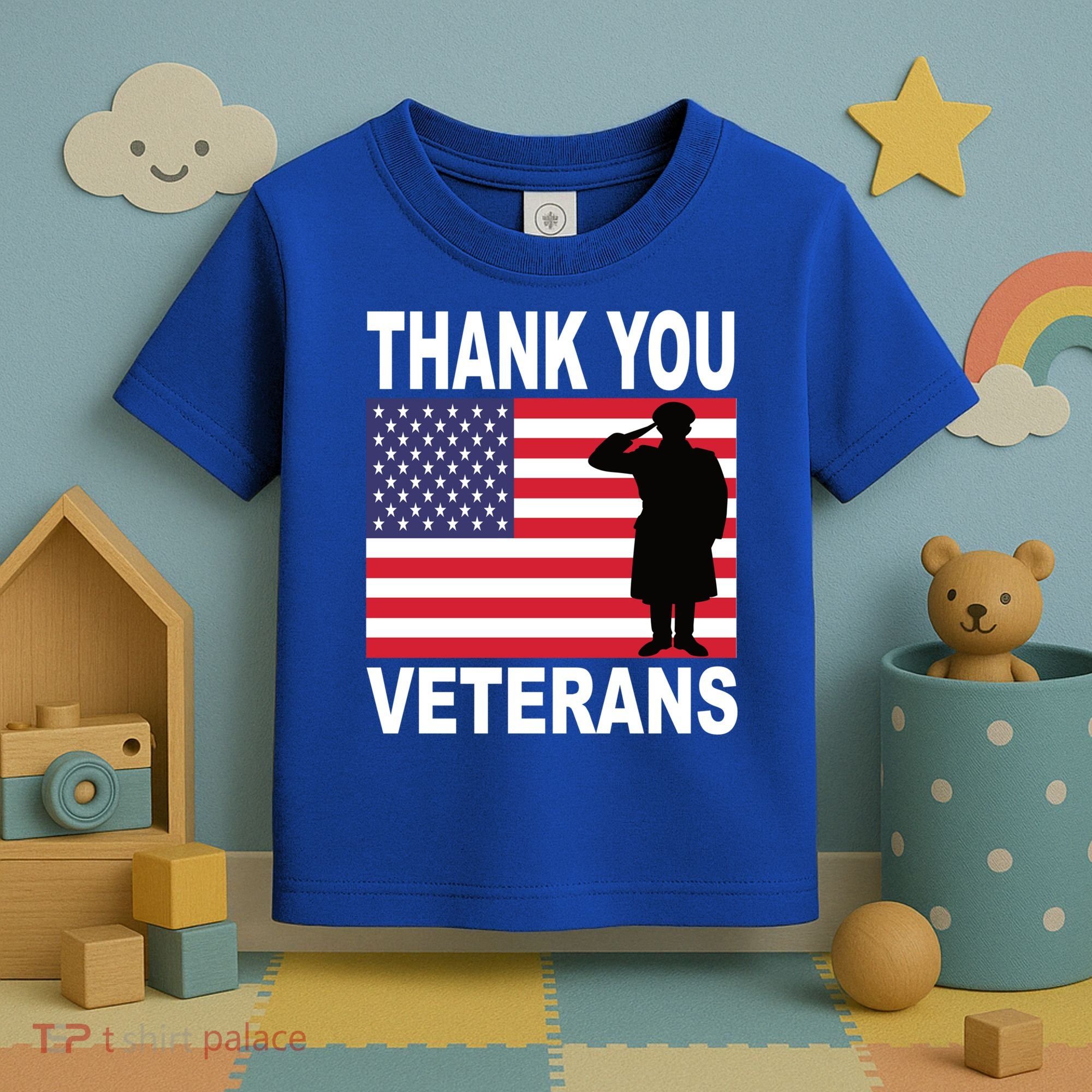 Thank You Veterans Gift Veterans Day Gift Toddler T-Shirt