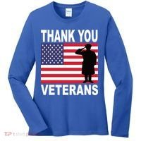 Thank You Veterans Gift Veterans Day Gift Women's Long Sleeve Shirt thumb 0
