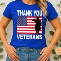 Thank You Veterans Gift Veterans Day Gift Women's T-Shirt thumb 2