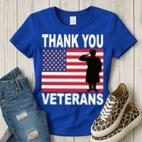 Thank You Veterans Gift Veterans Day Gift Women's T-Shirt thumb 3